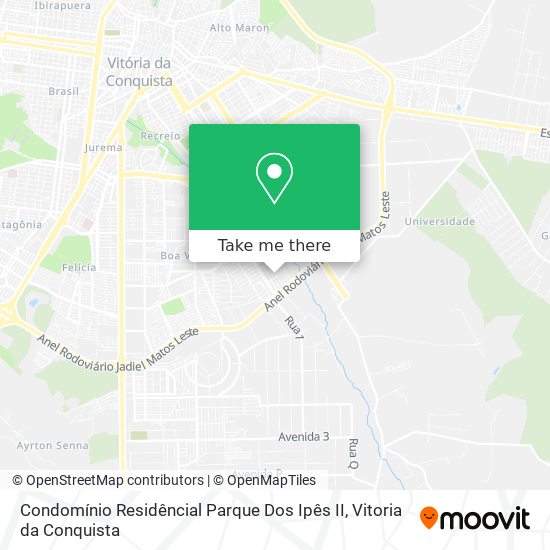 Condomínio Residêncial Parque Dos Ipês II map
