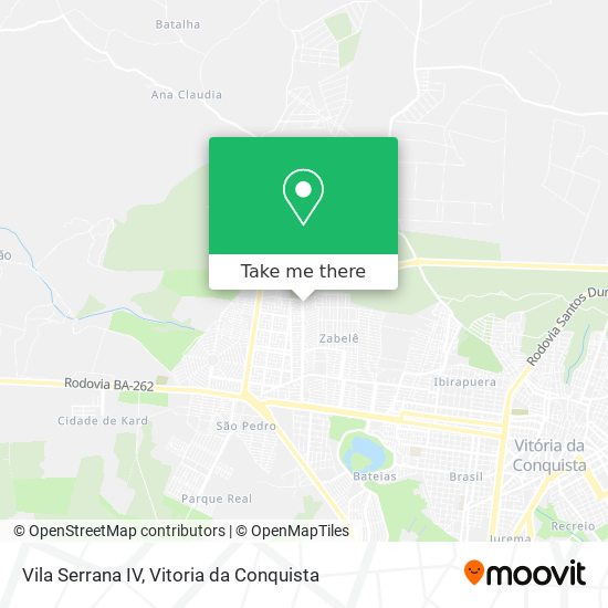 Mapa Vila Serrana IV