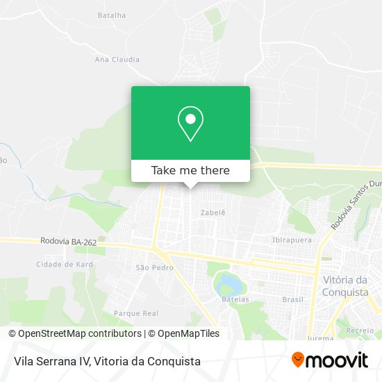 Vila Serrana IV map