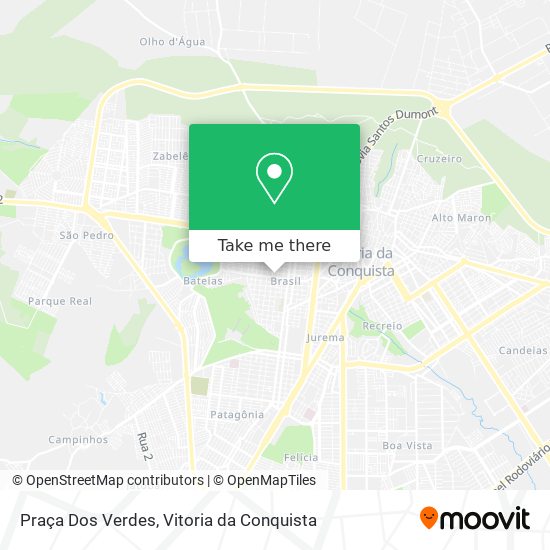 Mapa Praça Dos Verdes