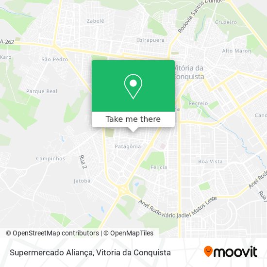Supermercado Aliança map