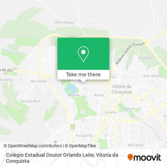 Colégio Estadual Doutor Orlando Leite map