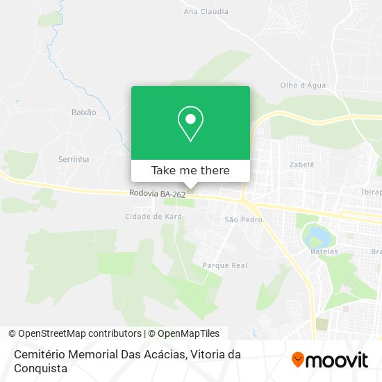 Cemitério Memorial Das Acácias map