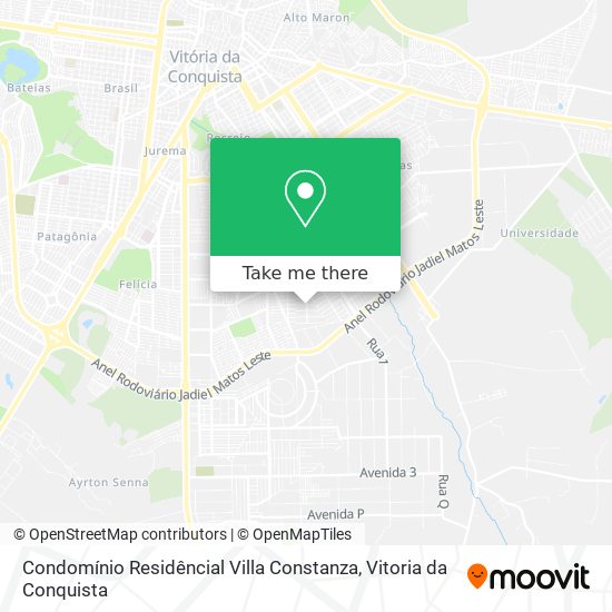 Condomínio Residêncial Villa Constanza map