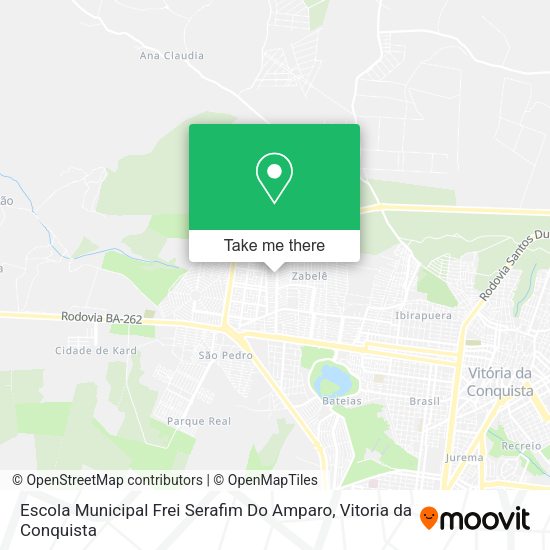 Escola Municipal Frei Serafim Do Amparo map