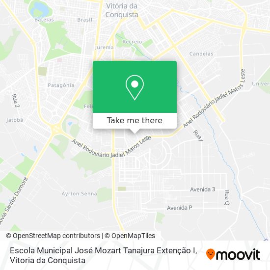 Escola Municipal José Mozart Tanajura Extenção I map