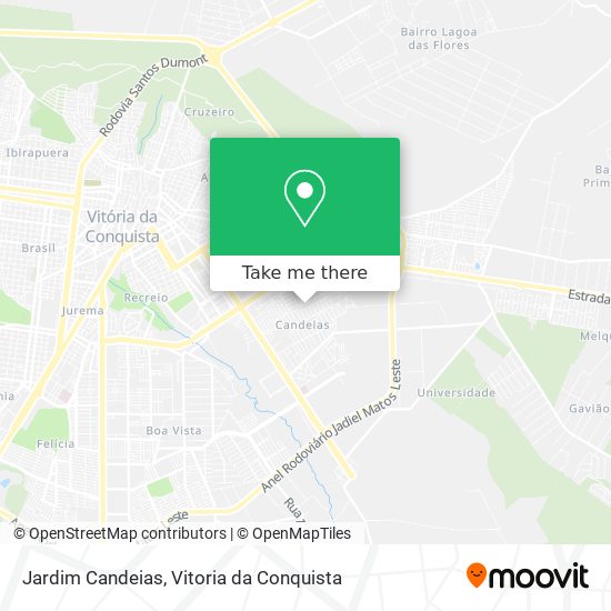 Jardim Candeias map
