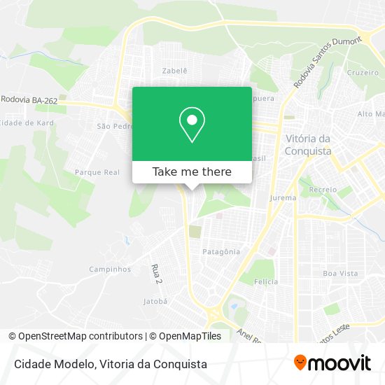 Cidade Modelo map