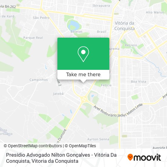 Presídio Advogado Nilton Gonçalves - Vitória Da Conquista map