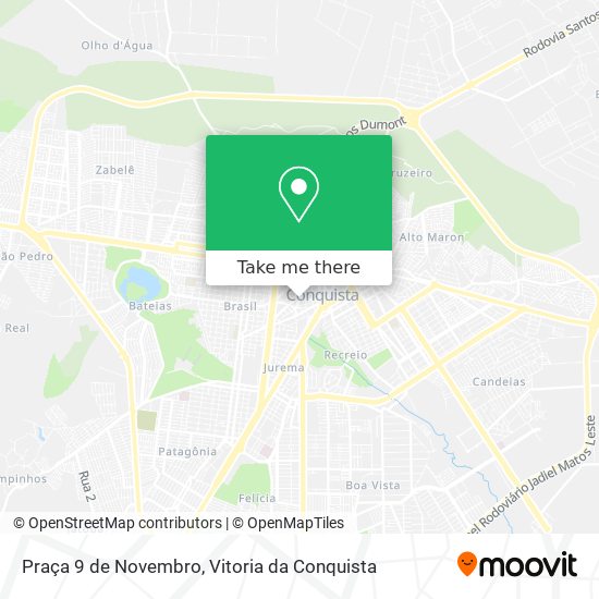 Praça 9 de Novembro map