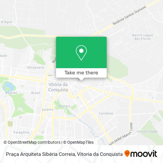 Praça Arquiteta Sibéria Correia map