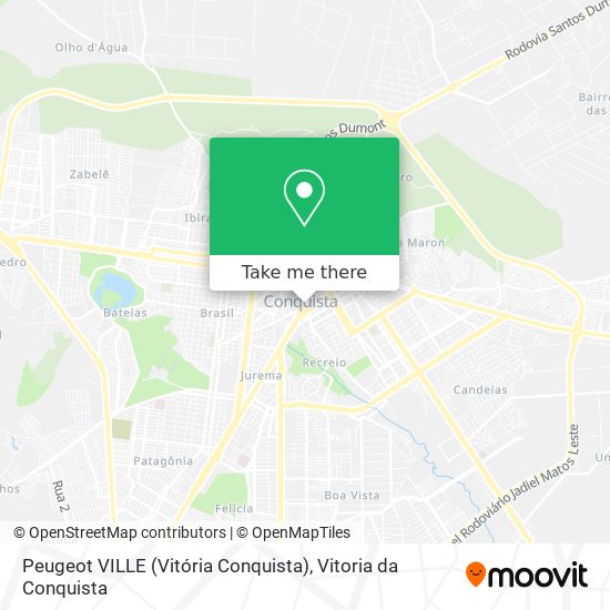 Peugeot VILLE (Vitória Conquista) map