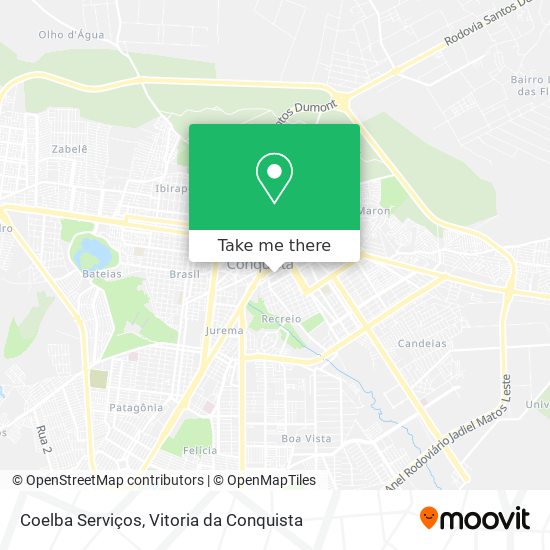 Coelba Serviços map