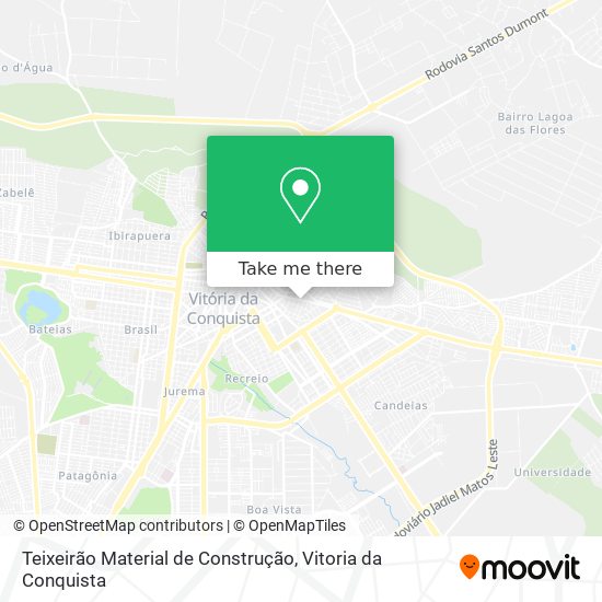 Teixeirão Material de Construção map