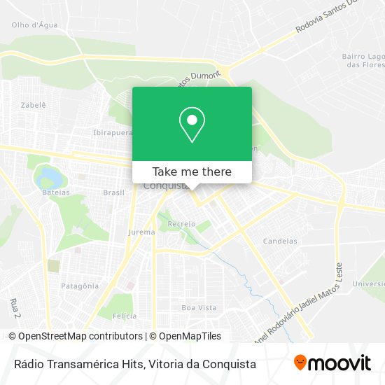 Rádio Transamérica Hits map