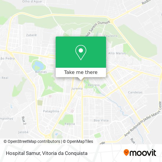 Hospital Samur map