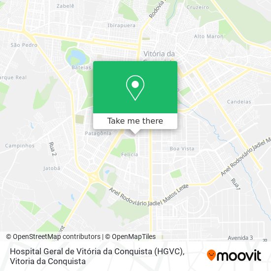 Hospital Geral de Vitória da Conquista (HGVC) map