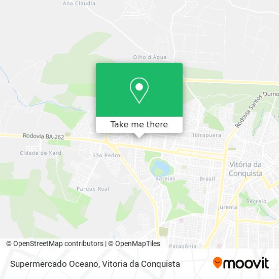 Supermercado Oceano map