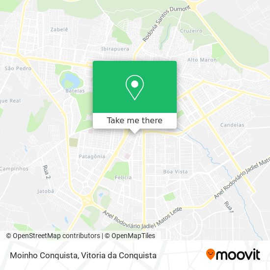 Moinho Conquista map