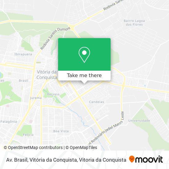 Av. Brasil, Vitória da Conquista map