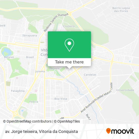 av. Jorge teixeira map