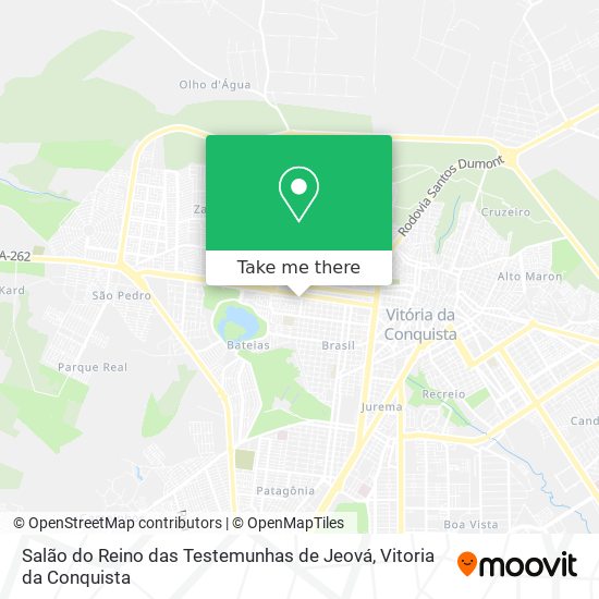 Salão do Reino das Testemunhas de Jeová map