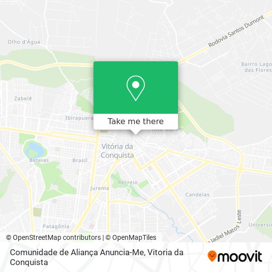 Comunidade de Aliança Anuncia-Me map