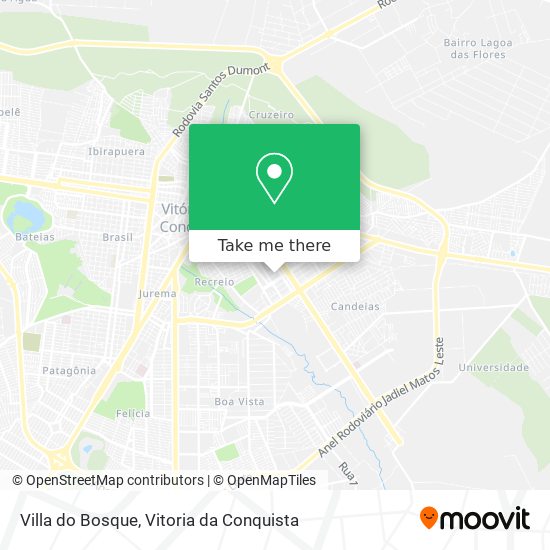 Villa do Bosque map