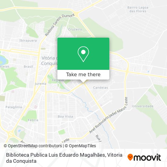 Biblioteca Publica Luis Eduardo Magalhães map