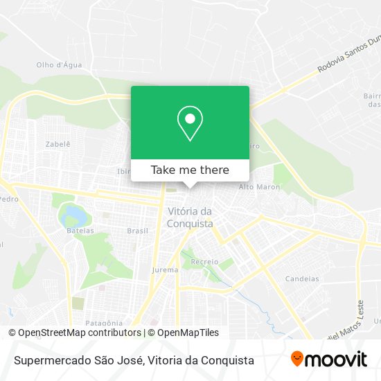 Mapa Supermercado São José