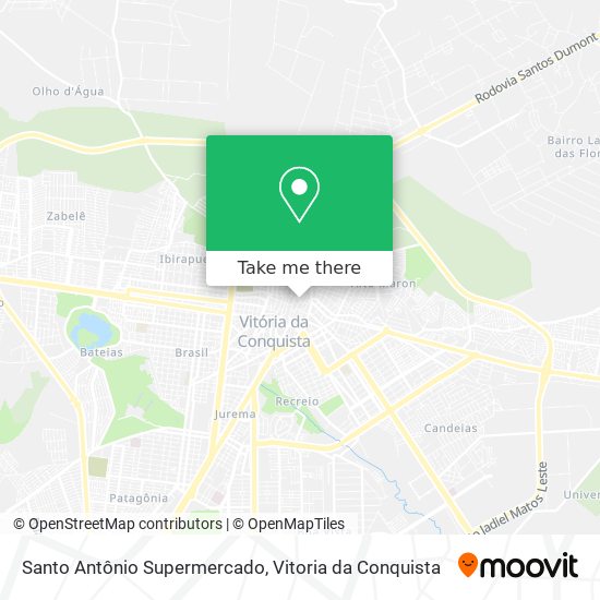 Santo Antônio Supermercado map