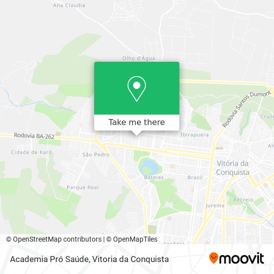 Mapa Academia Pró Saúde