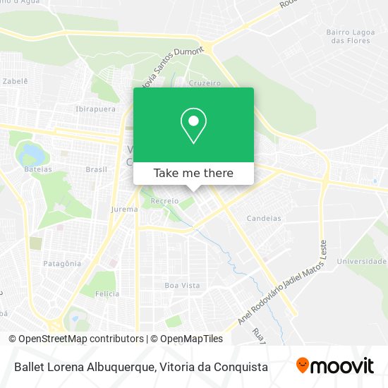 Ballet Lorena Albuquerque map
