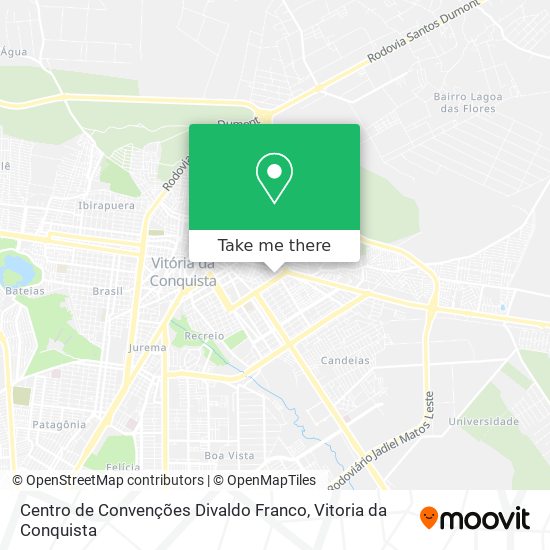 Mapa Centro de Convenções Divaldo Franco