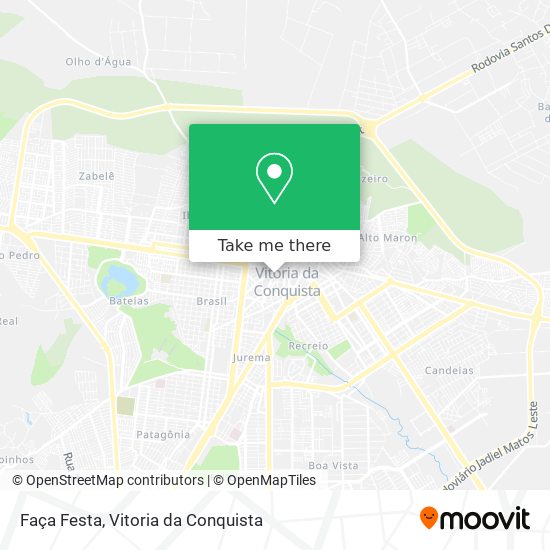 Faça Festa map