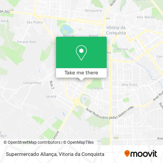 Supermercado Aliança map