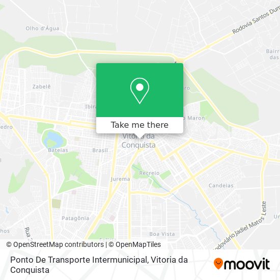 Mapa Ponto De Transporte Intermunicipal