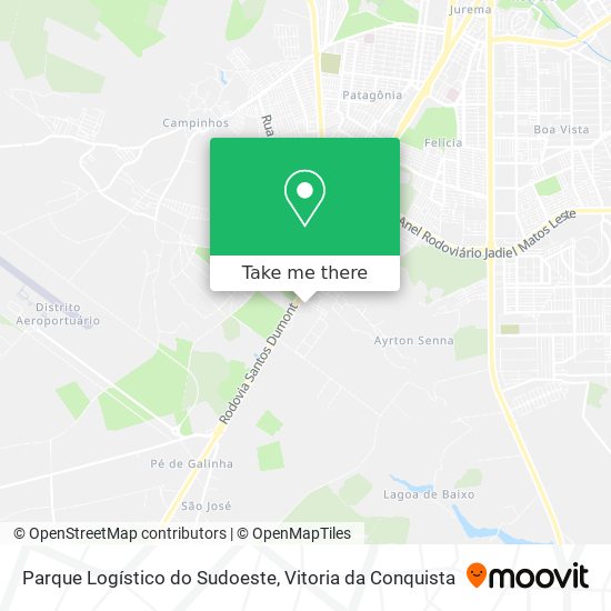 Parque Logístico do Sudoeste map