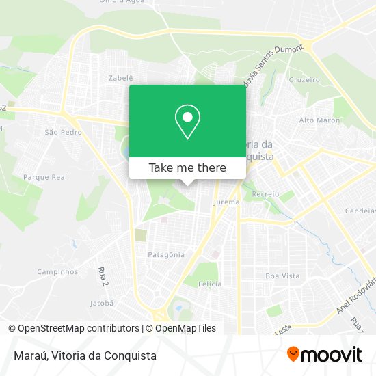 Maraú map