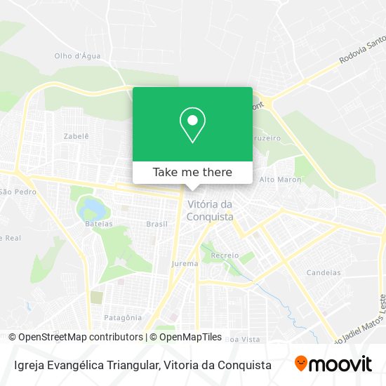 Igreja Evangélica Triangular map