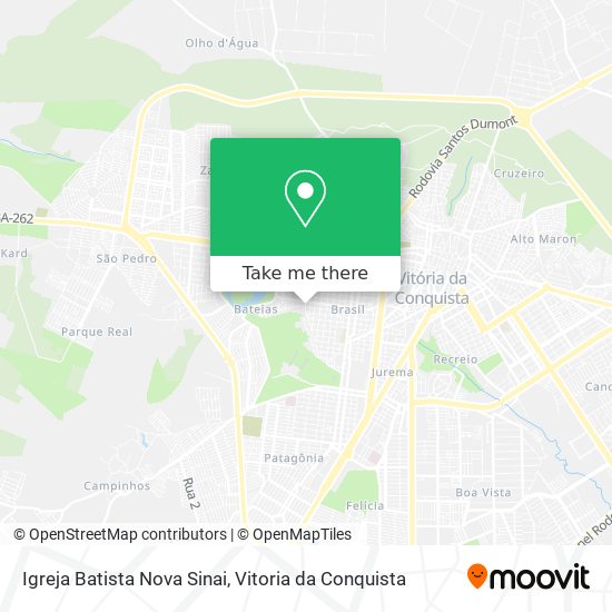 Igreja Batista Nova Sinai map