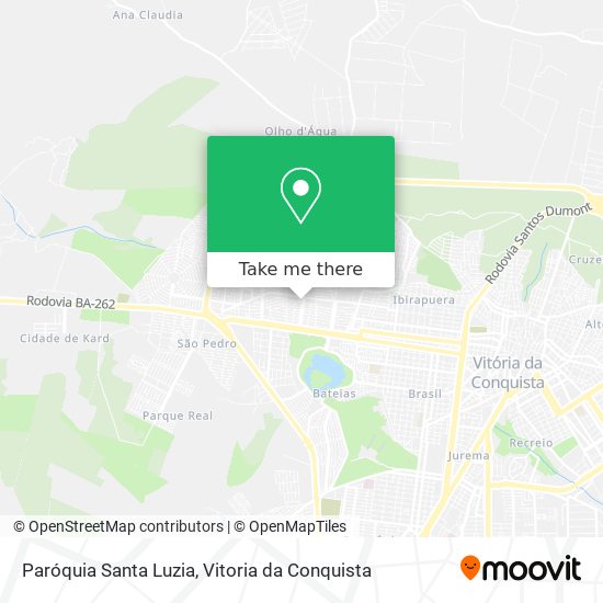 Paróquia Santa Luzia map