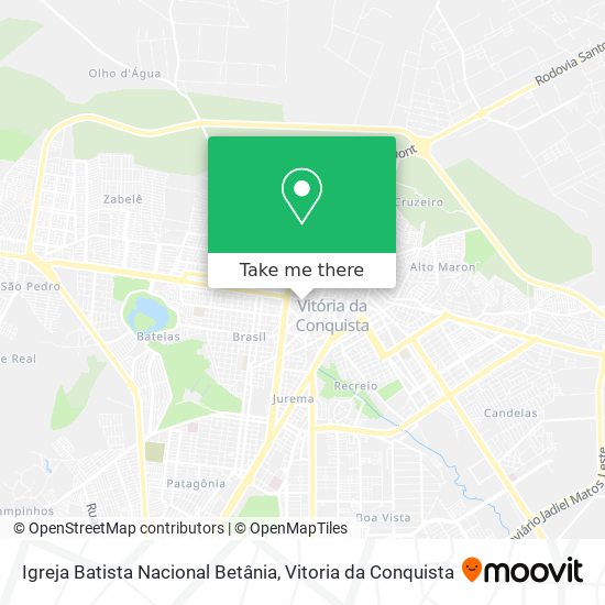 Igreja Batista Nacional Betânia map