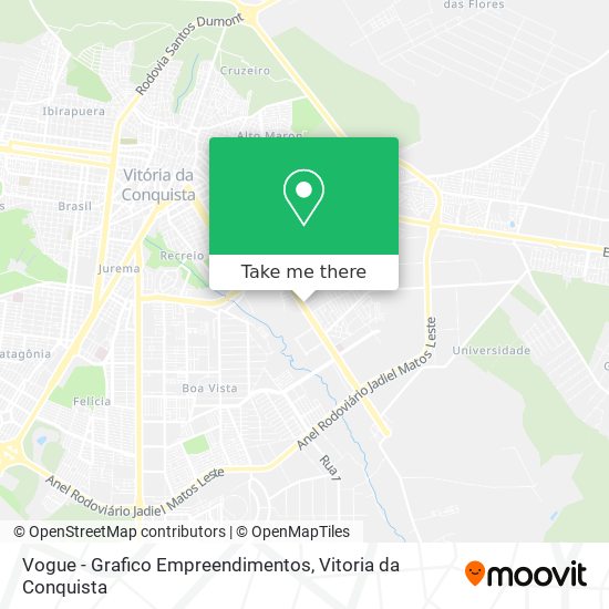 Vogue - Grafico Empreendimentos map