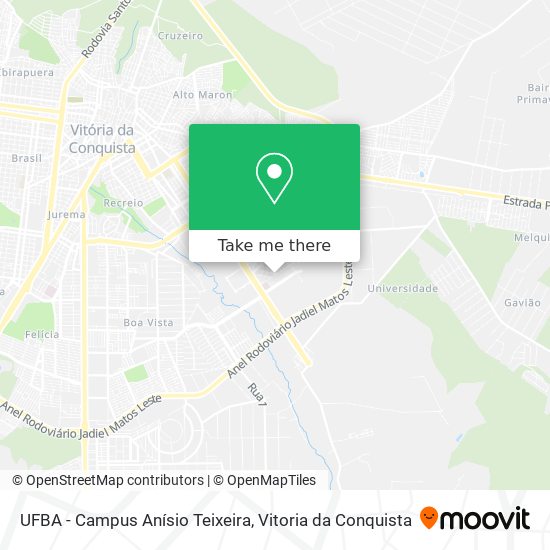 UFBA - Campus Anísio Teixeira map