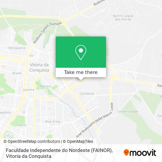 Mapa Faculdade Independente do Nordeste (FAINOR)