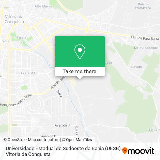 Universidade Estadual do Sudoeste da Bahia (UESB) map