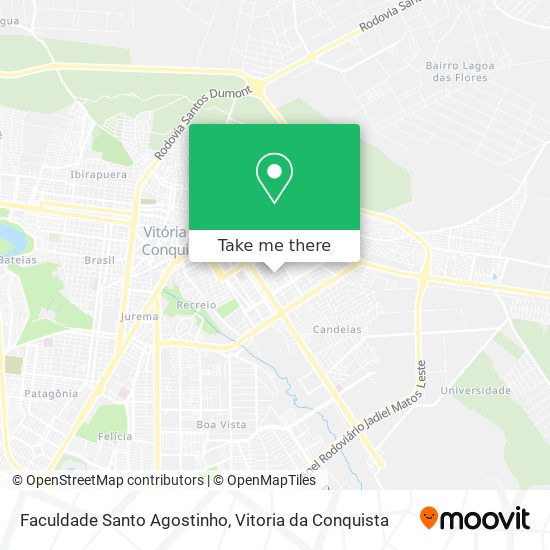 Faculdade Santo Agostinho map