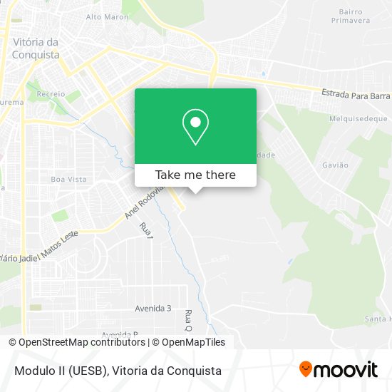 Modulo II (UESB) map