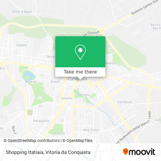 Mapa Shopping Itatiaia